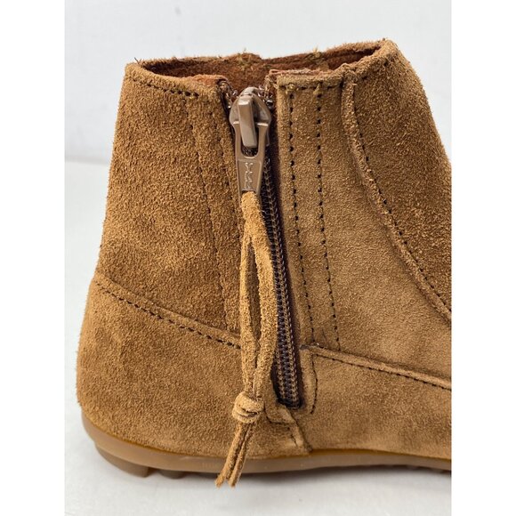 Minnetonka womens Size 5 Dusty Brown Willow Ankle Boots w Side Fringe NEW - Picture 6 of 12